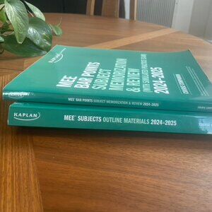 Kaplan 2024-2025 MEE Subjects Outline Materials + MEE Bar Points Memorization